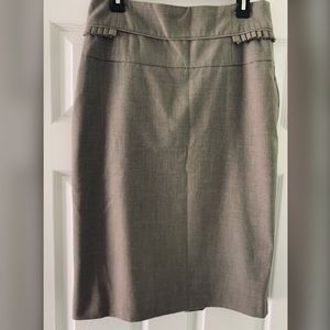 Worthington Taupe Pencil Skirt
